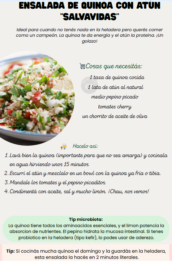 El método microbiota en tu cocina